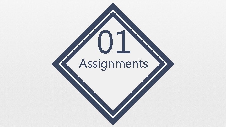 01 Assignments 