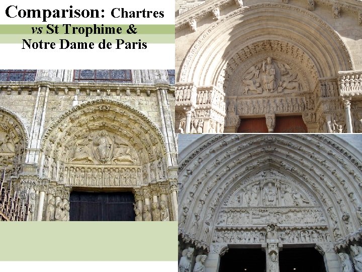 Comparison: Chartres vs St Trophime & Notre Dame de Paris 8 