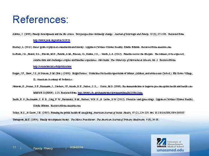 References: Aldous, J. (1990). Family development and the life course: Two perspectives on family References: Aldous, J. (1990). Family development and the life course: Two perspectives on family