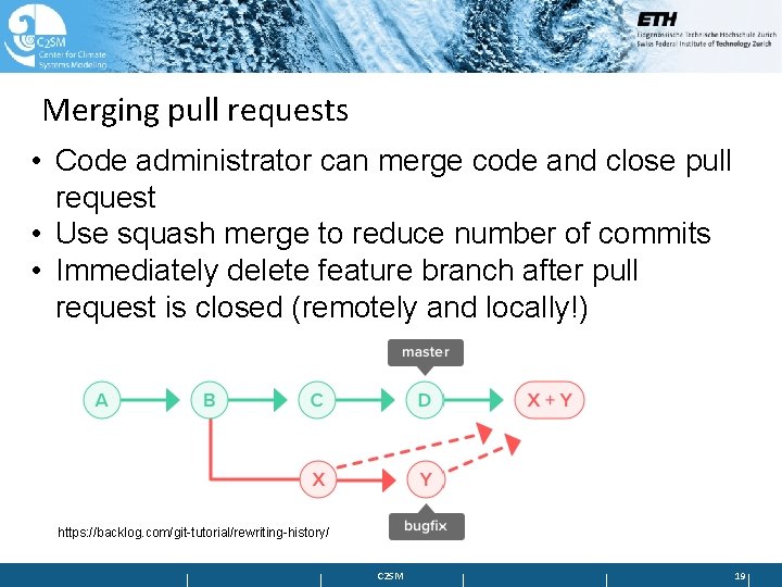 Merging pull requests • Code administrator can merge code and close pull request • Merging pull requests • Code administrator can merge code and close pull request •