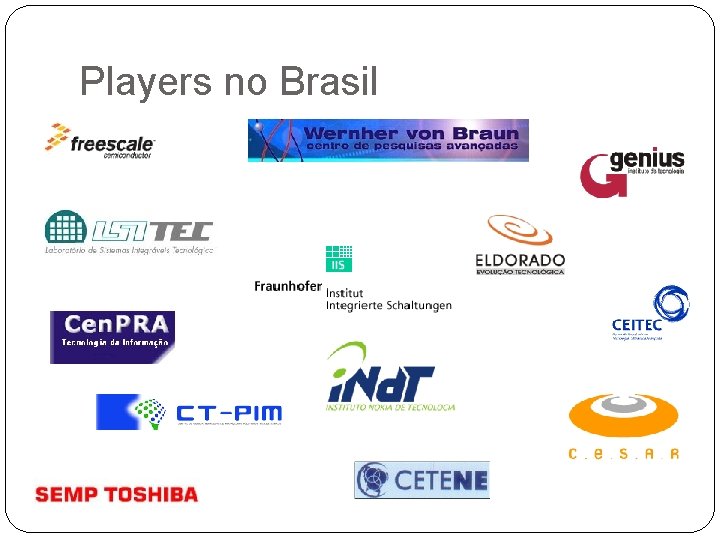 Players no Brasil 