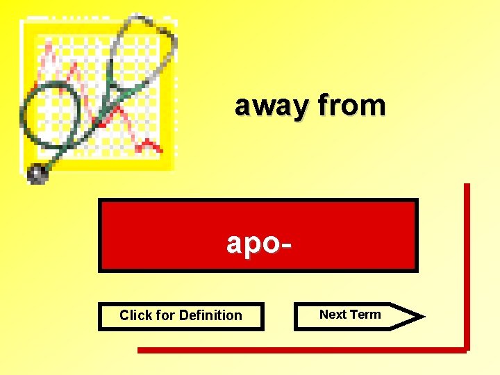 away from apo. Click for Definition Next Term 
