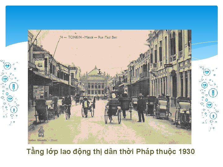 Tầng lớp lao động thị dân thời Pháp thuộc 1930 