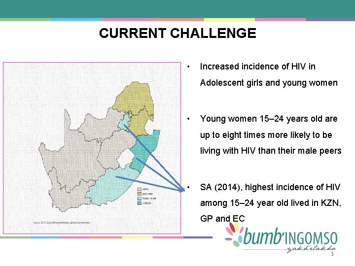 CURRENT CHALLENGE • Increased incidence of HIV in Adolescent girls and young women •