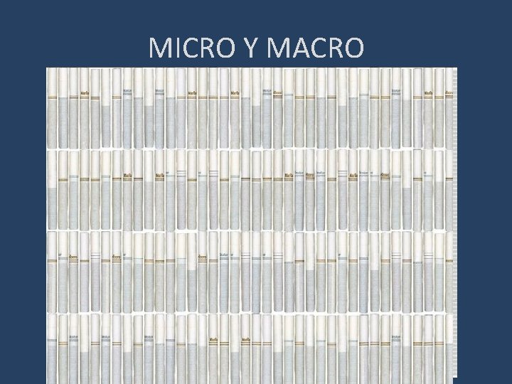 MICRO Y MACRO 