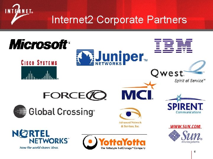 Internet 2 Corporate Partners 5 