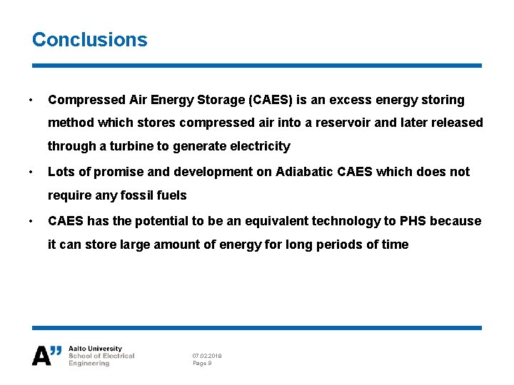 ELECE 8423 Smart Grid Compressed Air Energy Storage