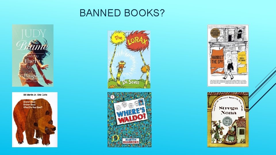BANNED BOOKS? 