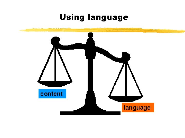 Using language content language 