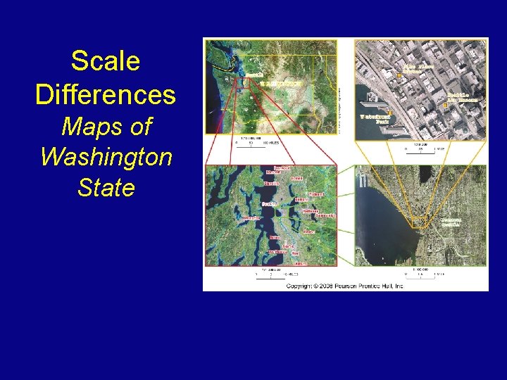 Scale Differences Maps of Washington State 