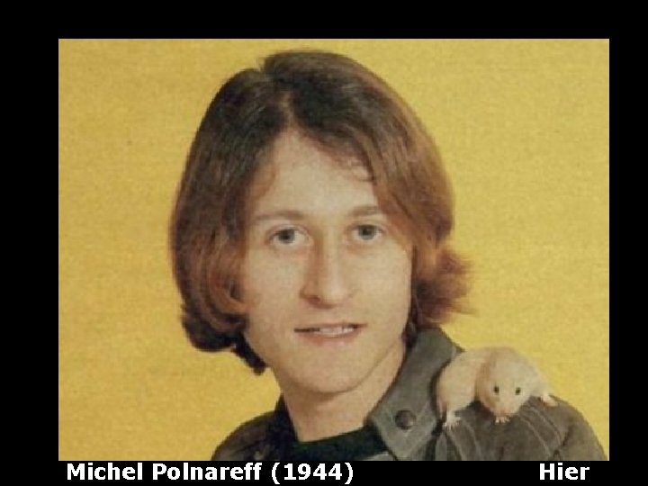 Michel Polnareff (1944) Hier 