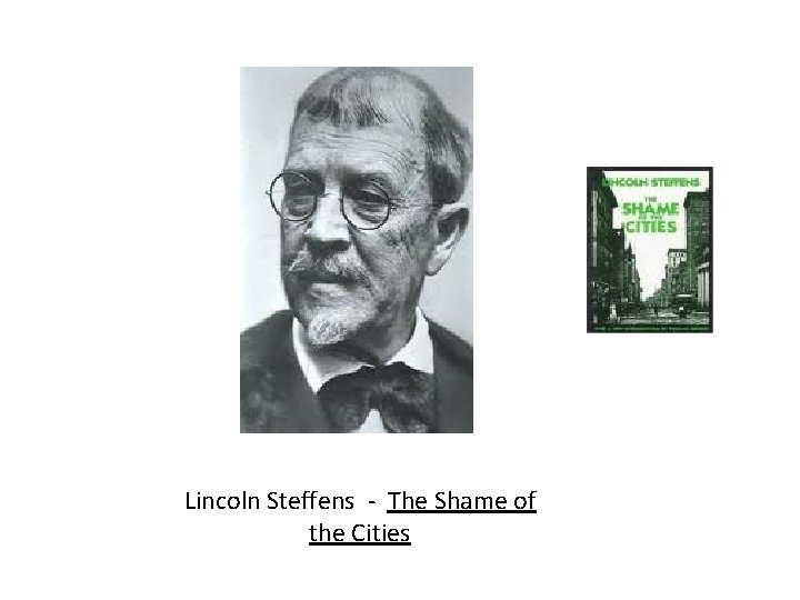 Lincoln Steffens - The Shame of the Cities 