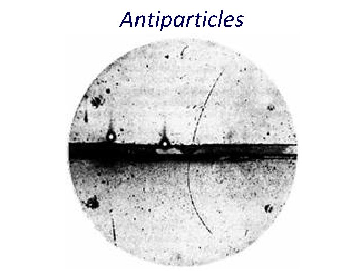 Antiparticles 