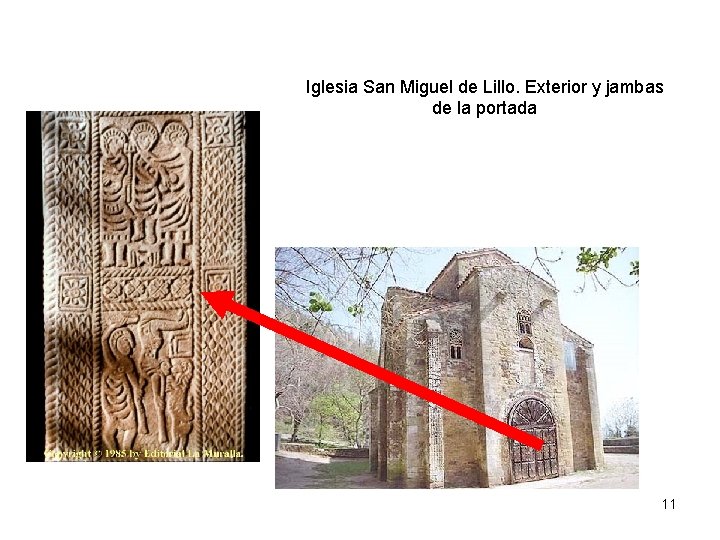Iglesia San Miguel de Lillo. Exterior y jambas de la portada 11 