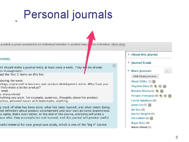 Personal journals 3 Personal journals 3