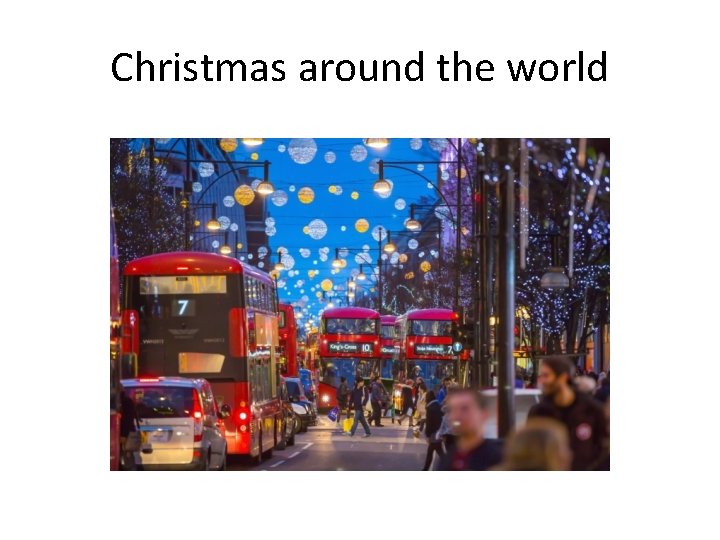 Christmas around the world 