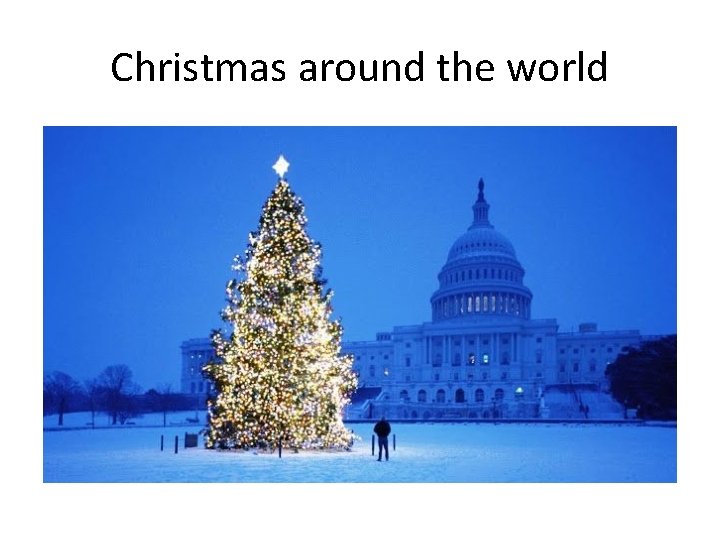 Christmas around the world 