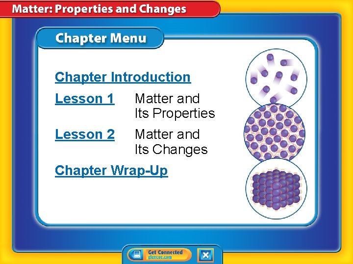Chapter Introduction Lesson 1 Matter and Its Properties