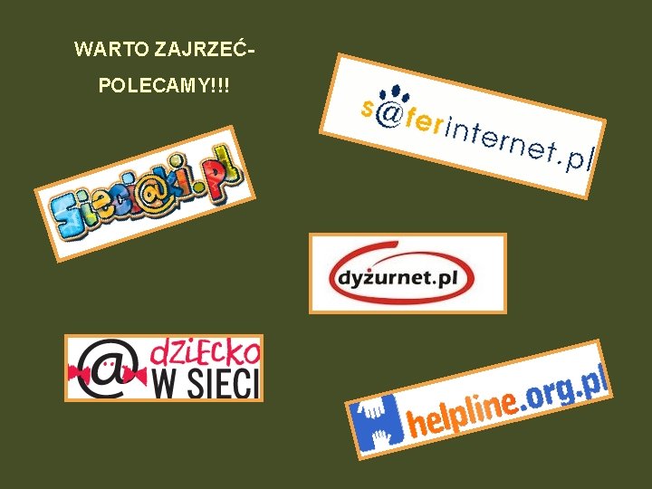 WARTO ZAJRZEĆPOLECAMY!!! 