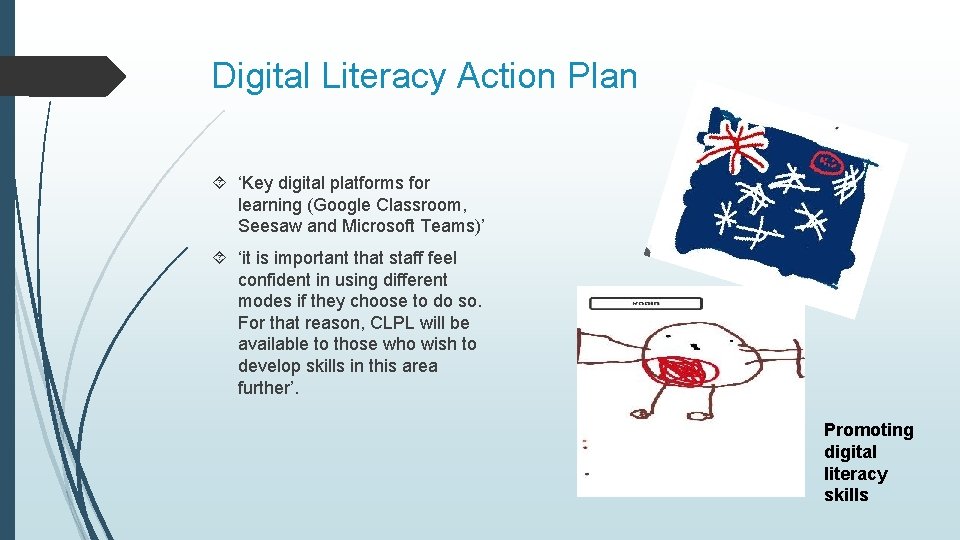 Digital Literacy Action Plan ‘Key digital platforms for learning (Google Classroom, Seesaw and Microsoft