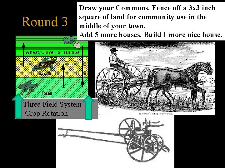 Round 3 Draw your Commons. Fence off a 3 x 3 inch square of