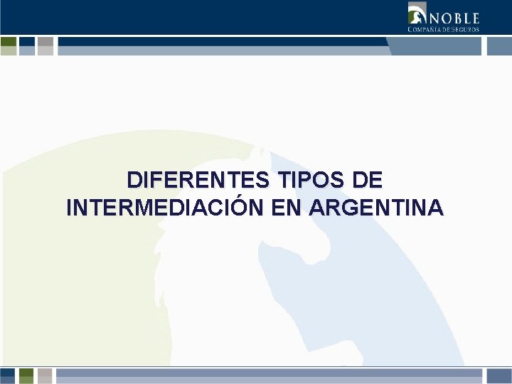 DIFERENTES TIPOS DE INTERMEDIACIÓN EN ARGENTINA 