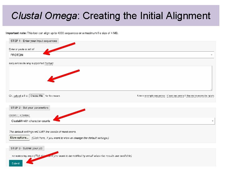 Clustal Omega: Creating the Initial Alignment 