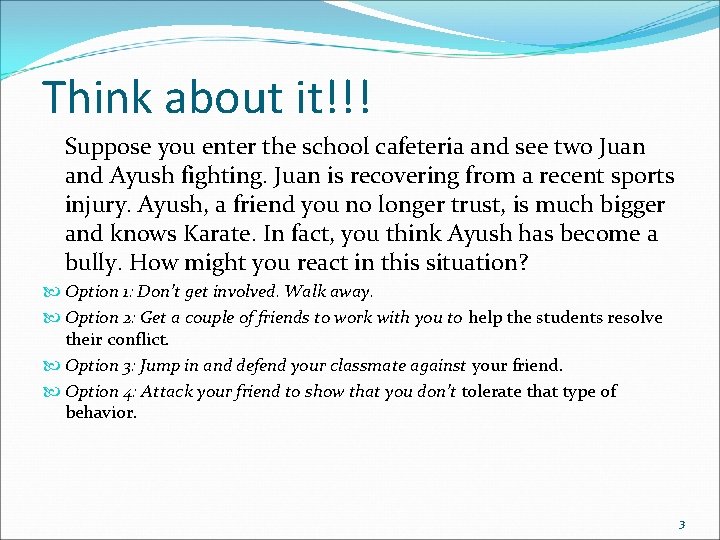 Think about it!!! Suppose you enter the school cafeteria and see two Juan and Think about it!!! Suppose you enter the school cafeteria and see two Juan and