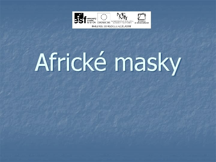 Africké masky 