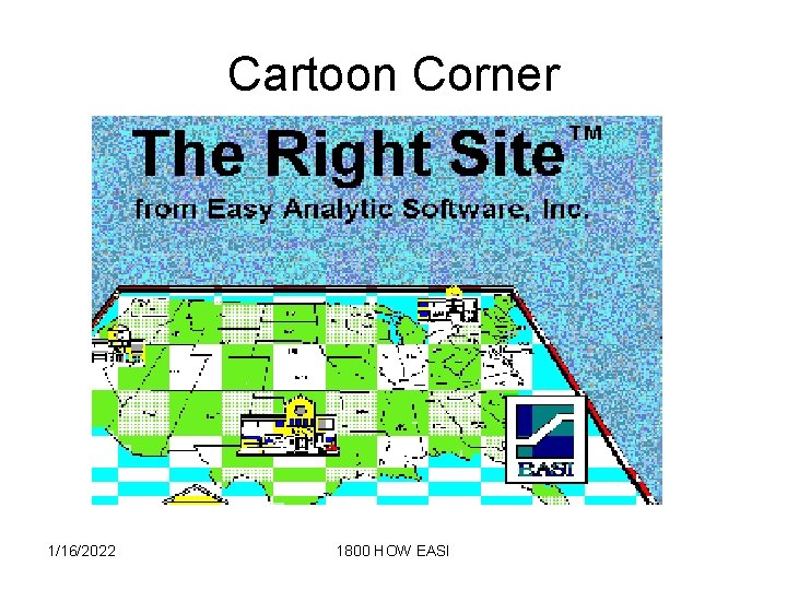 Cartoon Corner 1/16/2022 1800 HOW EASI 