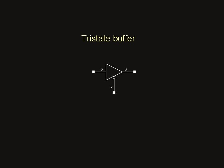 Tristate buffer 