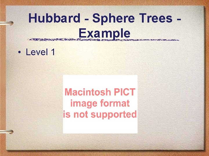 Hubbard - Sphere Trees Example • Level 1 Hubbard - Sphere Trees Example • Level 1