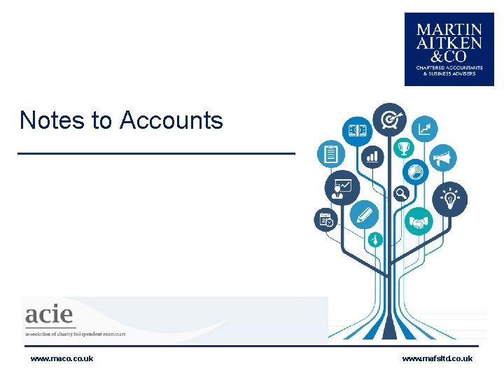 Notes to Accounts www. maco. uk www. mafsltd. co. uk 