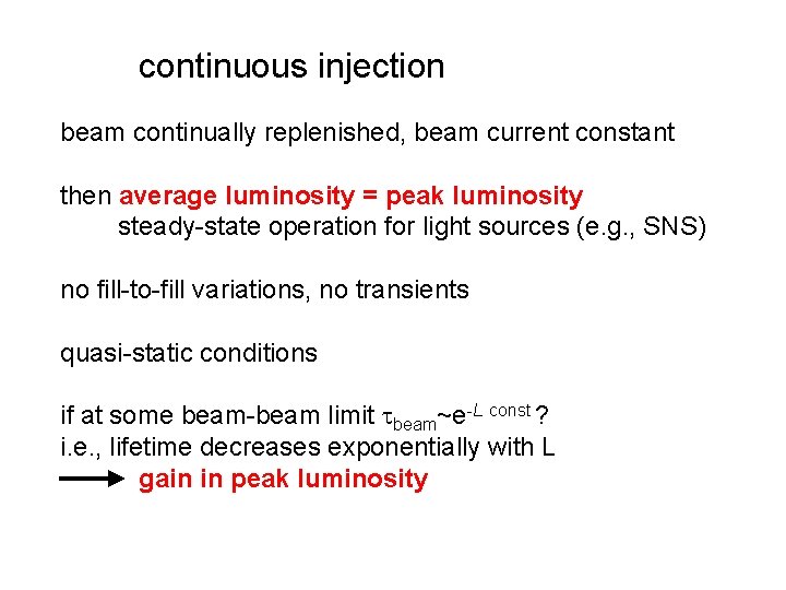Injection and Extraction transverse 1 turn injection MCCPB
