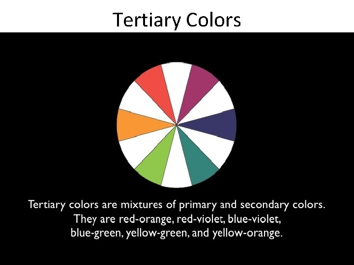 Tertiary Colors 