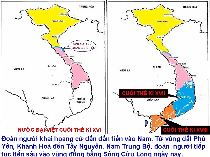 SÔNG GIANH (QUẢNG BÌNH)Ô PHÚ YÊN CUỐI THẾ KỈ XVII NƯỚC ĐẠI VIỆT CUỐI