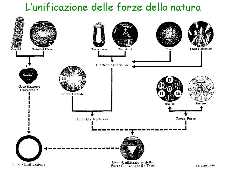 L’unificazione delle forze della natura 