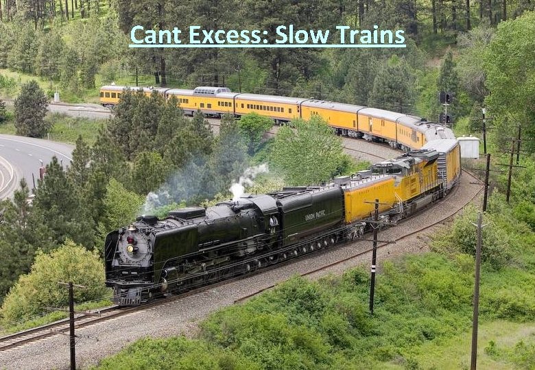 Cant Excess: Slow Trains 