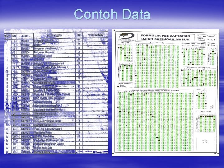 Contoh Data 