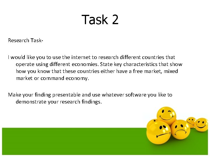 Task 2 Research Task. I would like you to use the internet to research