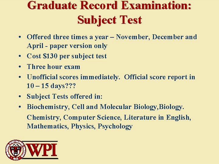 Graduate Pattern Test Thinking About Graduate School Is Graduate School Right
