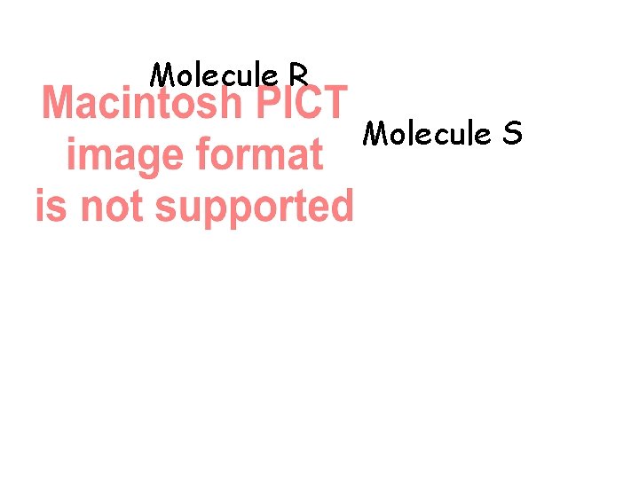 Molecule R Molecule S 