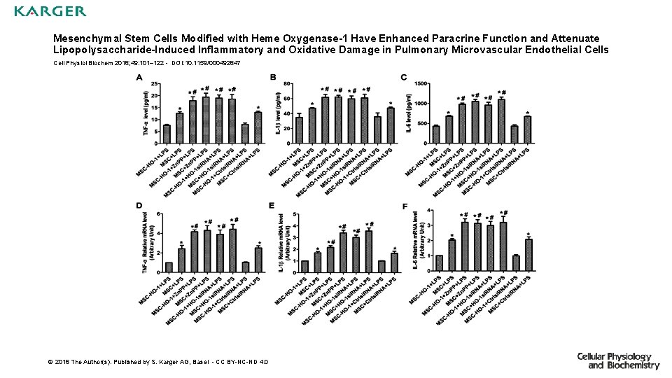 Mesenchymal Stem Cells Modified with Heme Oxygenase-1 Have Enhanced Paracrine Function and Attenuate Lipopolysaccharide-Induced