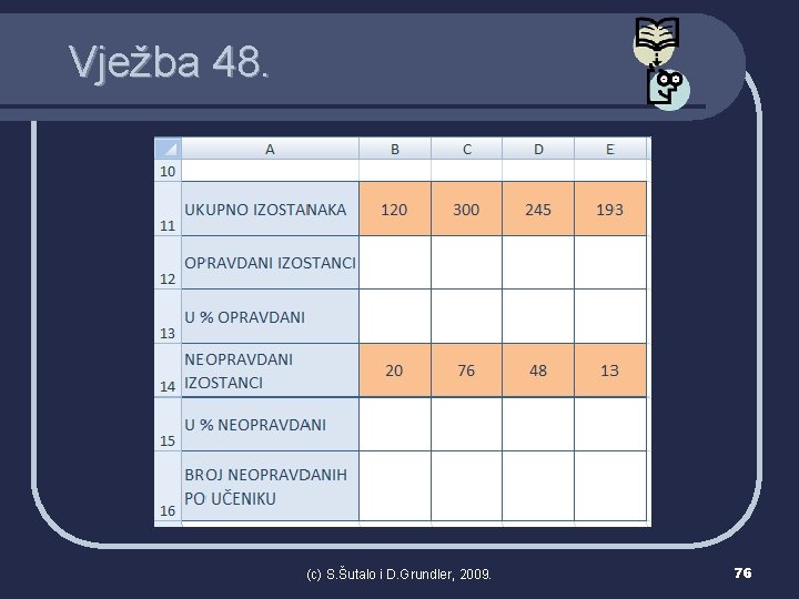 Vježba 48. (c) S. Šutalo i D. Grundler, 2009. 76 