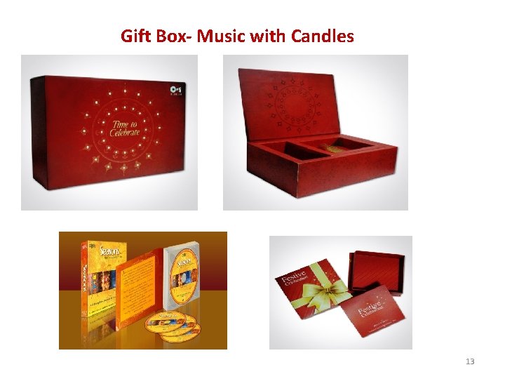 Gift Box- Music with Candles 13 