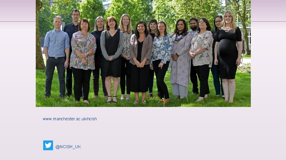 National Confidential Inquiry into Suicide and Safety in Mental Health www. manchester. ac. uk/ncish