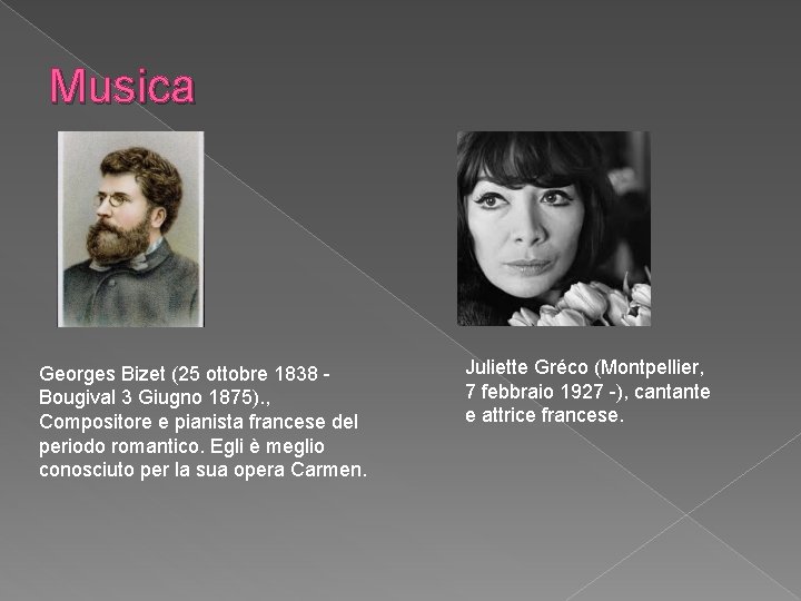 Musica Georges Bizet (25 ottobre 1838 Bougival 3 Giugno 1875). , Compositore e pianista