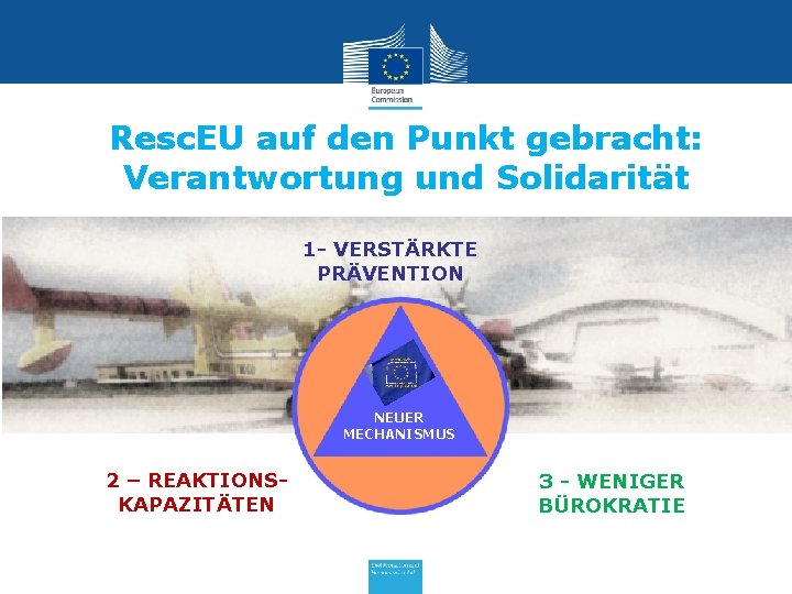Resc. EU auf den Punkt gebracht: Verantwortung und Solidarität 1 - VERSTÄRKTE PRÄVENTION NEUER