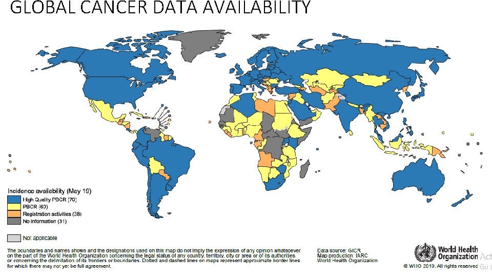 GLOBAL CANCER DATA AVAILABILITY 