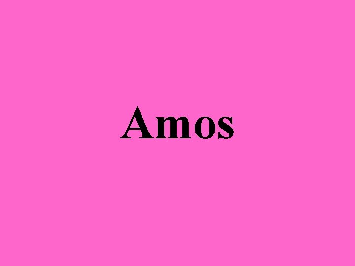 Amos 